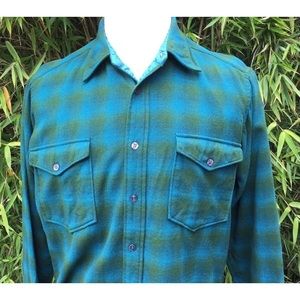 Vintage Pendleton Wool Shirt Men's Size 16 Large